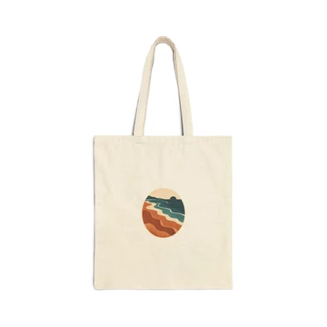Tide Lines Canvas Tote