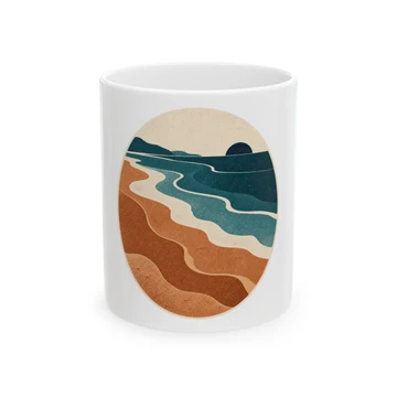 Tide Lines Ceramic Mug
