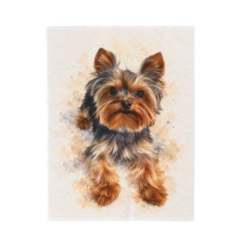 Personalized Pet Portrait Plush Blanket