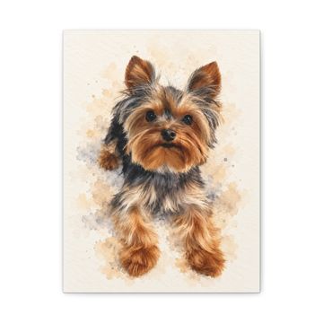 Paw & Letter — Personalized Pet Portrait Canvas, 12 × 16 in